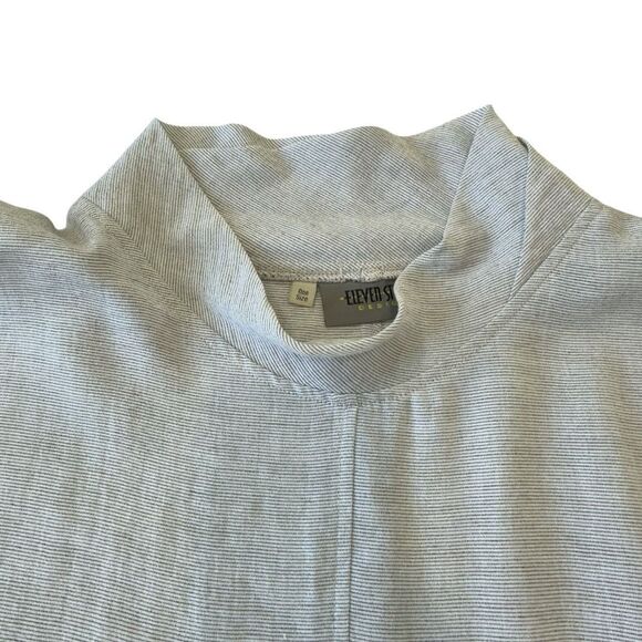 Eleven Stitch Design Asymetrical Lagenlook Oversized Layering Tunic Top OS - Picture 3 of 9